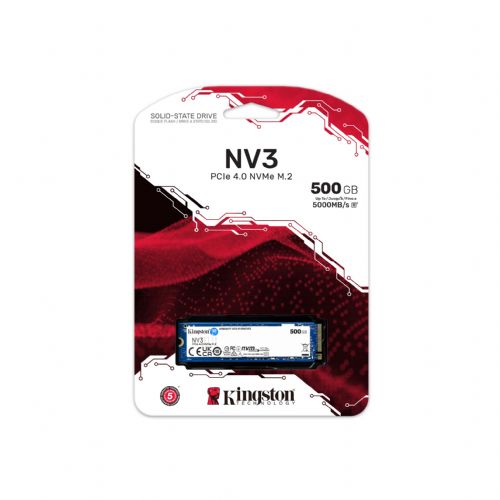 SSD KINGSTON 500GB NV3 PCIe 4.0 NVMe SNV3S/500G